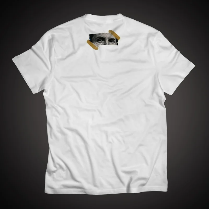 Remera tres estrellas Argentina Messi selección hombre — vista trasera