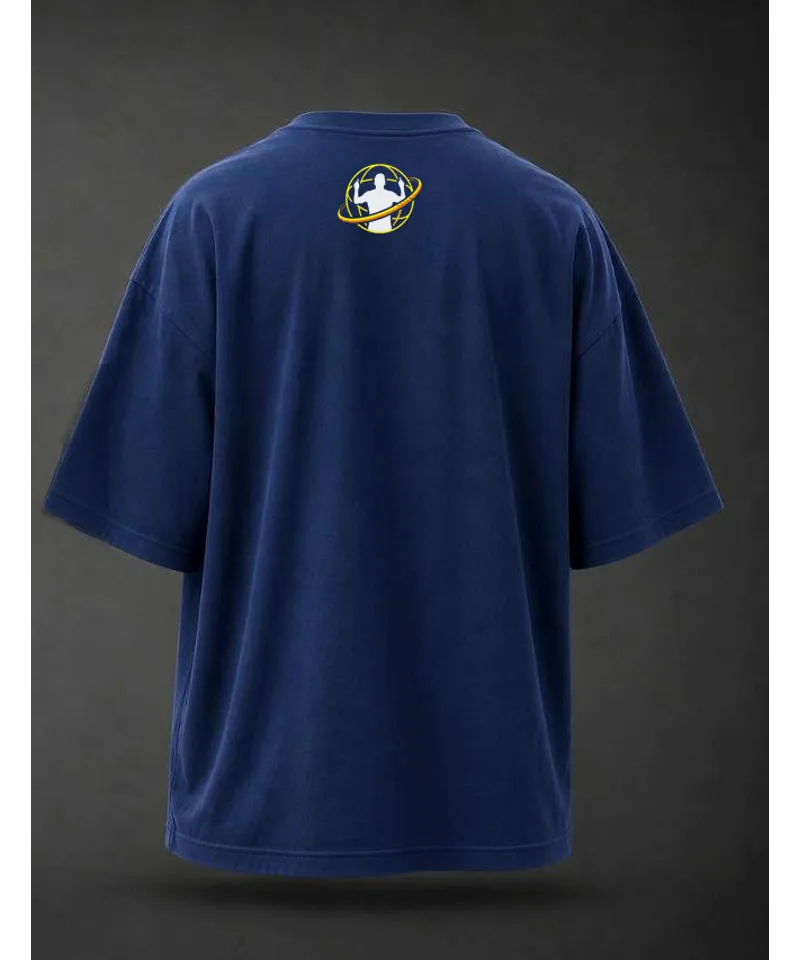 Remera Messi Graffiti hombre diseño urbano negro — vista trasera