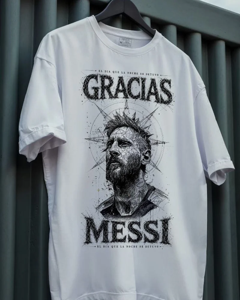 Remera Messi Qatar 2022 Campeón del Mundo hombre