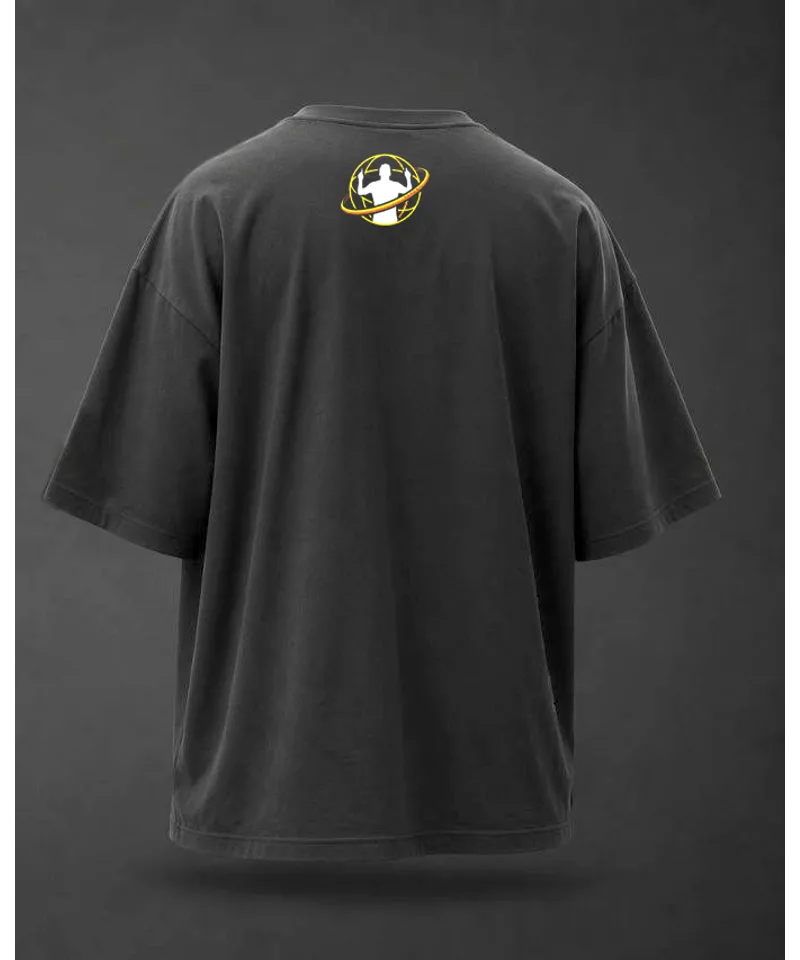 Remera Messi Legend mujer tipografía negro — vista trasera